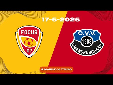 DE Wedstrijd van het Jaar | Focus'07 1 - CVV Vriendenschaar 1 | Samenvatting