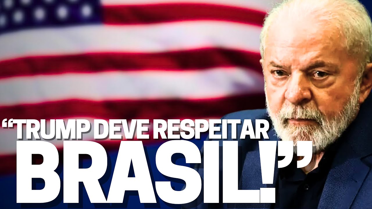 Lula: “Vamos retaliar os EUA! Trump nos deve respeito”! Trump taxará em 100% BRICS: “Adeus, América”