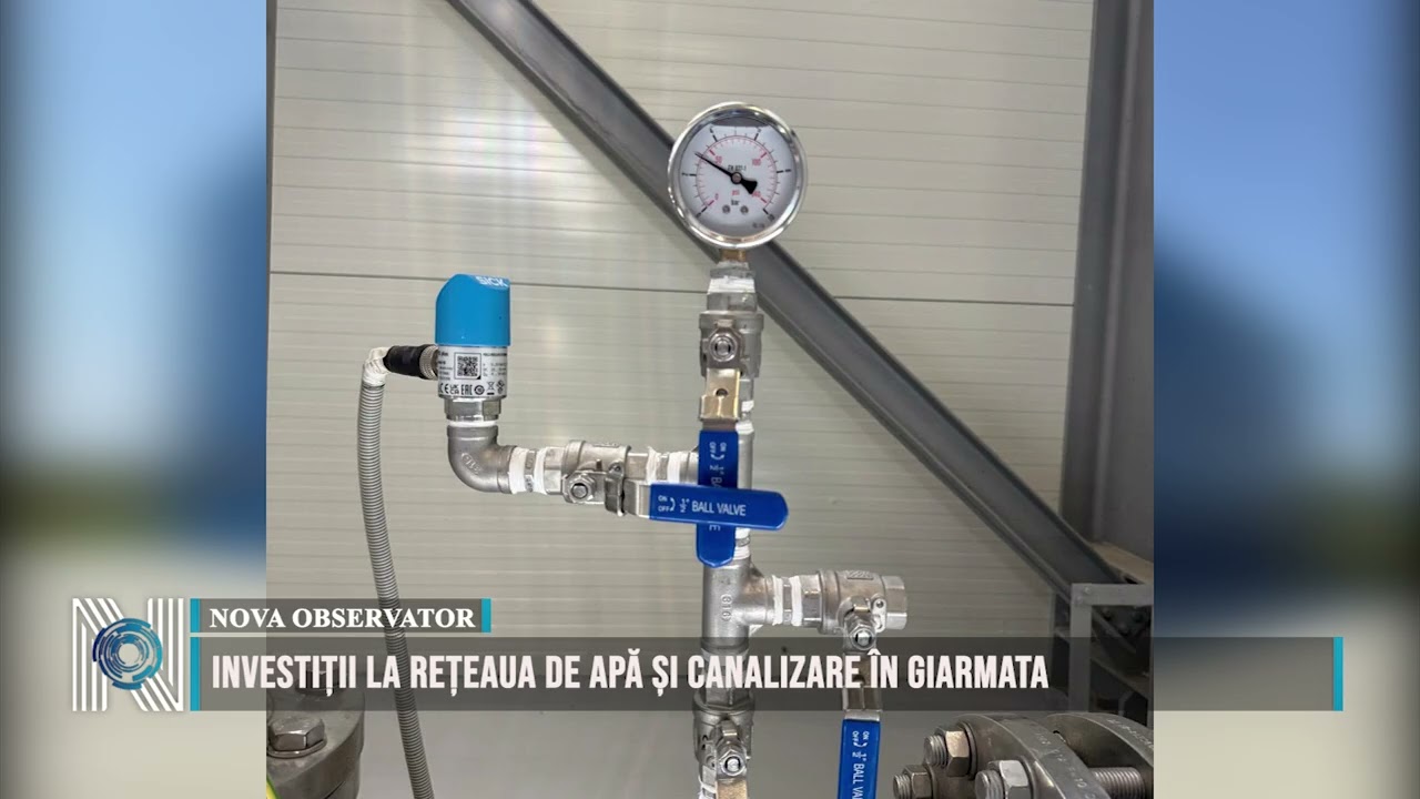 Investiții la rețeaua de apă și canalizare în Giarmata