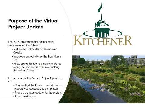 Schneider and Shoemaker Creeks Naturalization Virtual Project Update