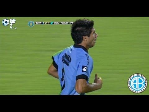 Gol de Lollo. Gimnasia 2 - Belgrano 1. Fecha 4. Torneo Final 2014. Fútbol Para Todos