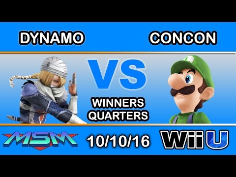 MSM 69 - A2 | Dynamo (Sheik) Vs. SS | Mr. ConCon (Luigi) Winners Quarters - Smash Wii U