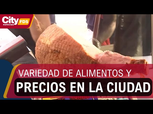 Bogotanos buscan productos como pavo y perniles para la cena de fin de año