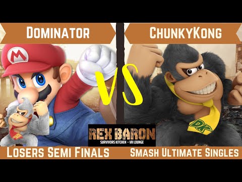Rex Baron 5 Losers Semi Finals - Dominator (Mario, Donkey Kong) Vs. ChunkyKong (Donkey Kong)