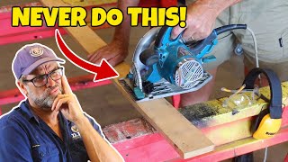 5 ESSENTIAL Circular Saw Safety Tips! Must Watch!
