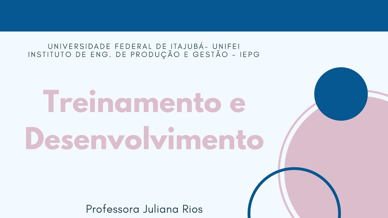 Treinamento e Desenvolvimento