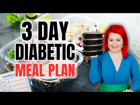 EASY 3 DAY Meal Plan for Prediabetes and Type 2 Diabetes | 9 Meals, 12 Diabetic Friendly Recipes!
