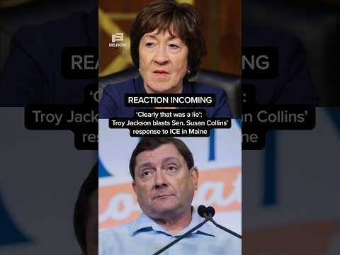 'Clearly that was a lie': Troy Jackson blasts Sen. Susan Collins' response to ICE in Maine