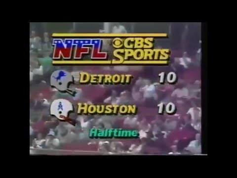 1983-11-13 Detroit Lions vs Houston Oilers