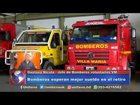 Bomberos voluntarios esperan un retiro digno