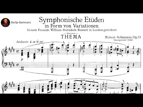 Robert Schumann - Symphonic Etudes, Op. 13 + Appendix (1834) {Duchâble}