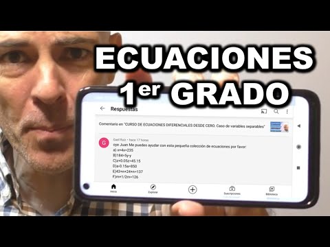 RESOLVER ECUACIONES DE PRIMER GRADO DESDE CERO. SÚPER FÁCIL