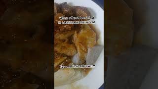 Being offered breakfast in the Caribbean will have you wondering if it's lunch #caribbeanbreakfast