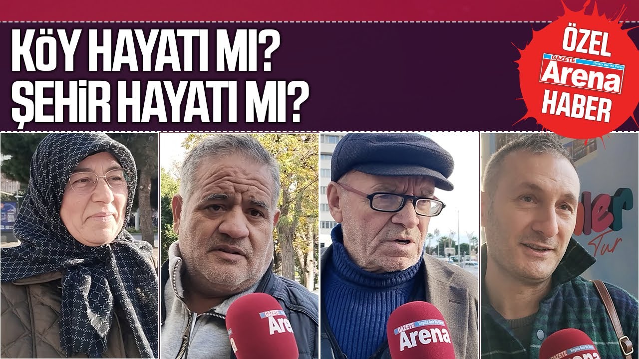 Samsunlulara sorduk: Köy Hayatı mı Şehir Hayatı mı?