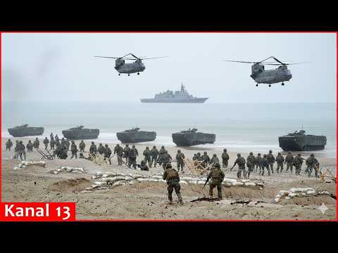 NATO troops gather on northern Germany coast to showcase the alliance’s rapid response capability