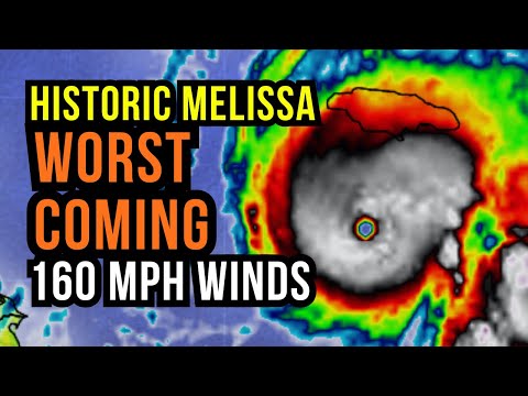 Historic Hurricane Melissa become a Category 5 and heads to Jamaica...