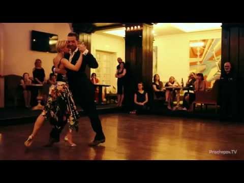  Michael Nadtochi  and  Eleonora Kalganova  are  dancing  to  "  Duerme Mi Amor  "  by  Carlos di Sarli