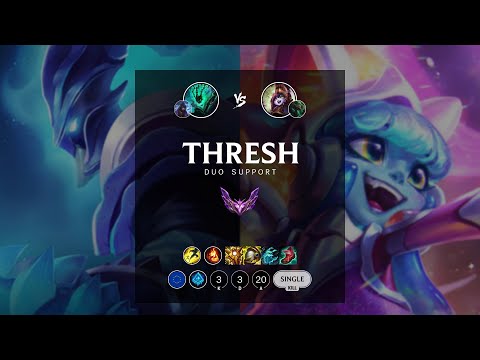 Thresh Support vs Lulu - EUW Master Patch 12.6