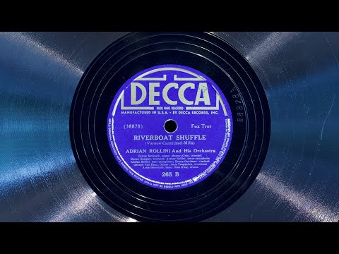 Riverboat Shuffle • Adrian Rollini and His Orchestra (EMG Mark Xb Oversize Gramophone)