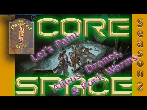 Core Space:  Painting Hunters, Aliens, and Rock Worms.