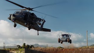 Helicopter Vs Trucks  Hobs And Show Action Status 