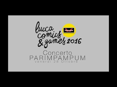 Parimpampum sul palco del Lucca Comics 2016
