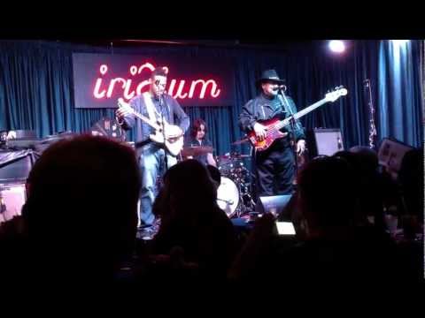Billy Cox at the Iridium in N.Y.C. 11/10/12. Eric Gales guitar and Rich Monica on drums Stone Free
