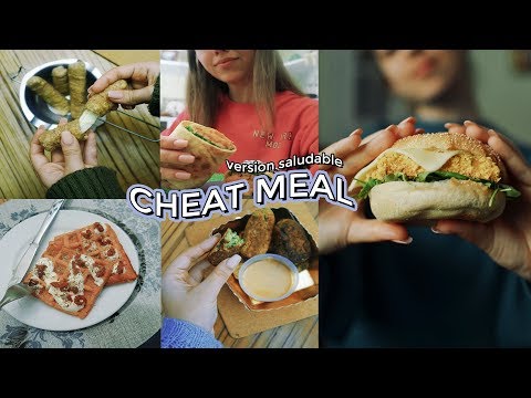 «CHEAT MEALS» SALUDABLES! Tequeños, hamburguesa, gofre de pizza…