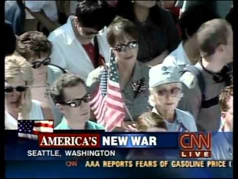 CNN 9/11 LIVE TV Coverage (9/14/01) 2:00 P.M - 2:15 P.M