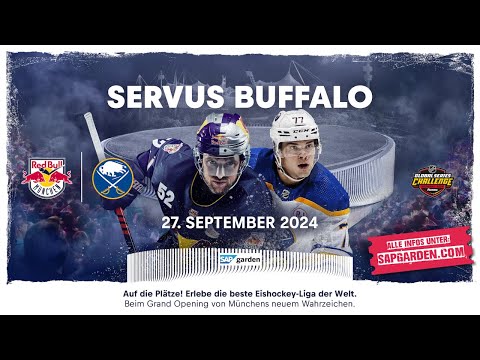 SAP Garden Grand Opening Game | EHC Red Bull München vs Buffalo Sabres | PENNY DEL vs NHL | 27.09.24