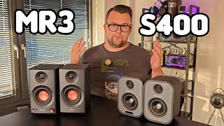 Edifier MR3 VS Aiyima S400 "BALANCED VS BASS?!"