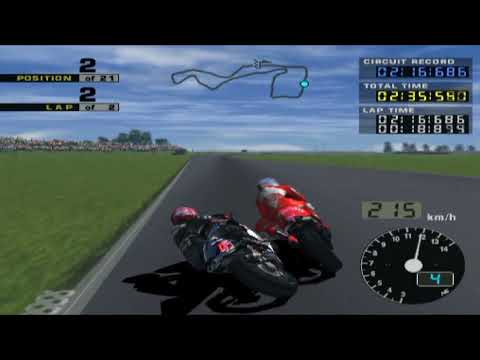 MotoGP 2 (PS2, 2001) - Assen Circuit (Arcade Race)