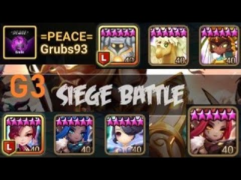 High G3 Siege [EU] We fight the Aftermath's Beast Rider def  =Peace= Vs  Aftermath EU Vs Soepkippen