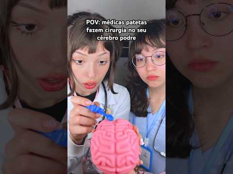 POV: médicas patetas tiram os podres do seu cérebro 🤕 #asmr #satisfying