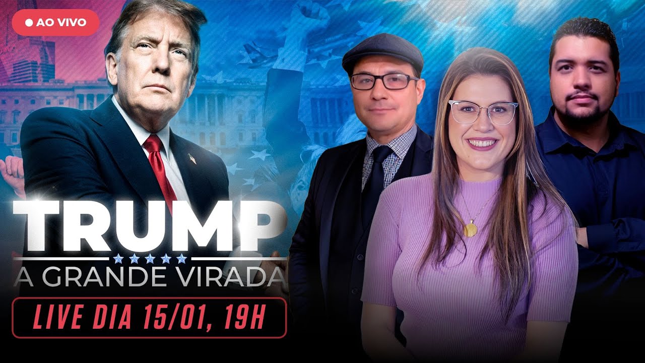 TRUMP - LIVE PRÉ-POSSE DO NOVO PRESIDENTE DOS EUA