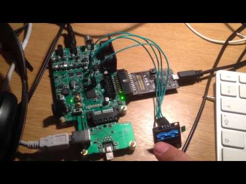 Oled retro Vu meter usb audio ssd1306 Xmos