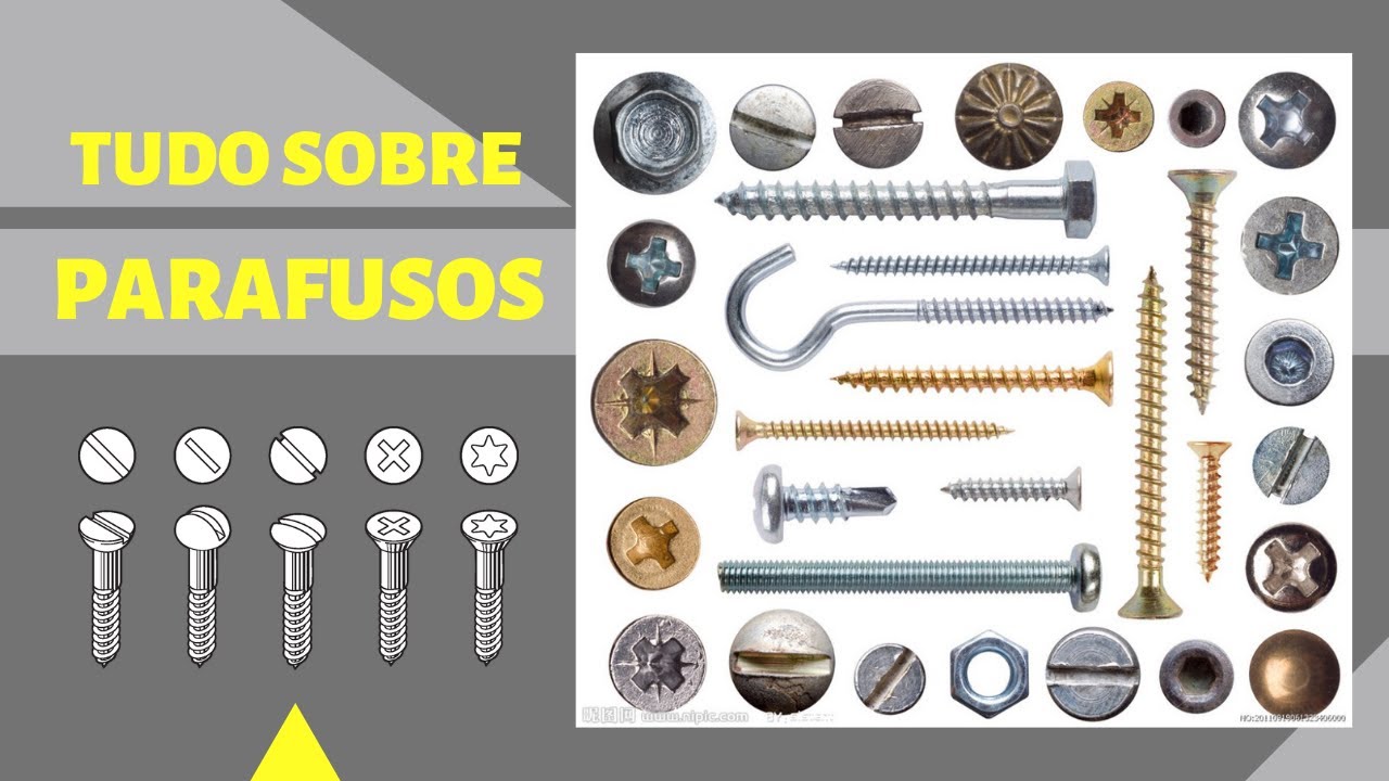 QUAL É O MELHOR PARAFUSO PARA MADEIRA E METAL | TIPOS DE PARAFUSO, FUNÇÕES E CARACTERISTICAS!