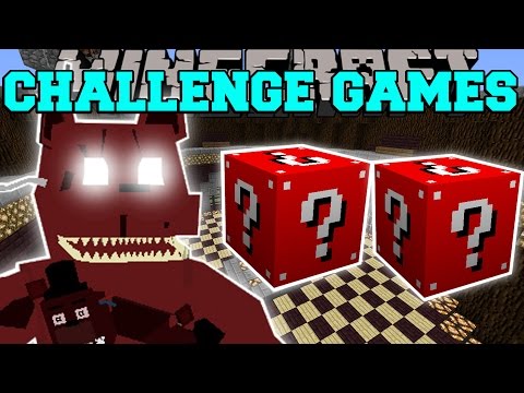 Minecraft: NIGHTMARE FREDDY CHALLENGE GAMES - Lucky Block Mod - Modded Mini-Game