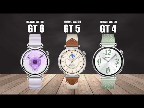 Huawei Watch GT 6 vs Watch GT 5 vs Watch GT 4 Comparison (41mm)