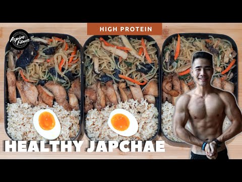 Easy Japchae Recipe | Healthy Korean Lunch Box (Doshirak) | Healthy Asian Meal Prep Ep 35.