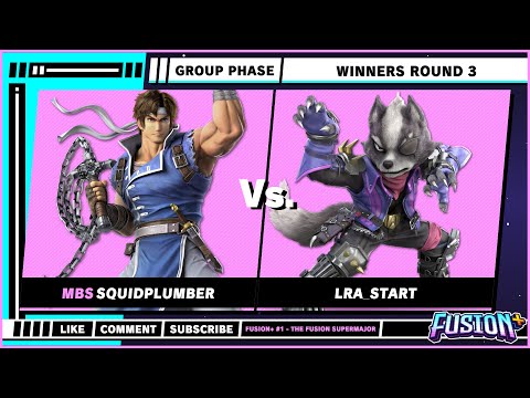Fusion+ #1 - Group Phase - Squidplumber (Richter) VS LRA_START (Wolf) - Ultimate Singles