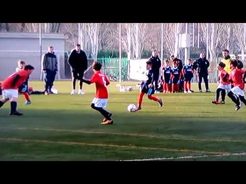 Izan Morán. Preferente benjamín Madrid fútbol 7. Villalbilla 1 vs RSD ALCALÁ 3.