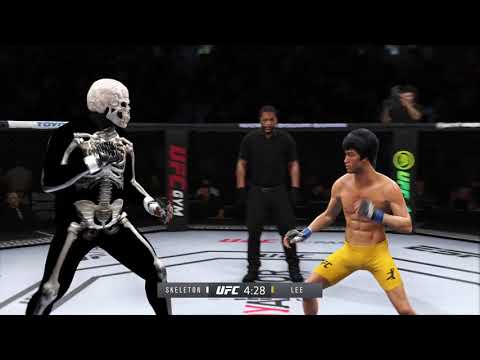 Bruce Lee vs. Skeleton - EA Sports UFC 4 - Dragon Fights 🔥🐲