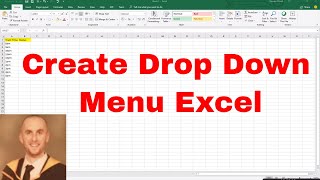 YouTube Thumbnail for How to create a drop down menu in Excel 365