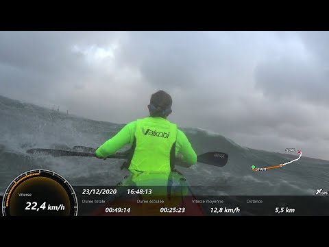 Surfski Rade de Brest (France)- Décembre 2020
