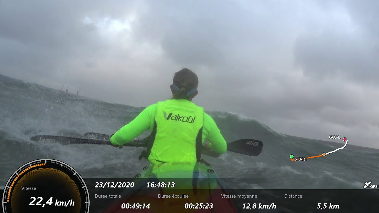 Surfski Rade de Brest (France)- Décembre 2020