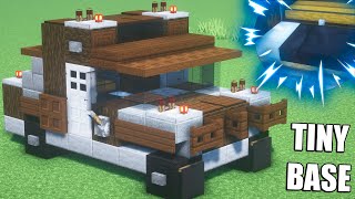Unique Minecraft Build: A House Inside a Car - Tiny Car Base Build