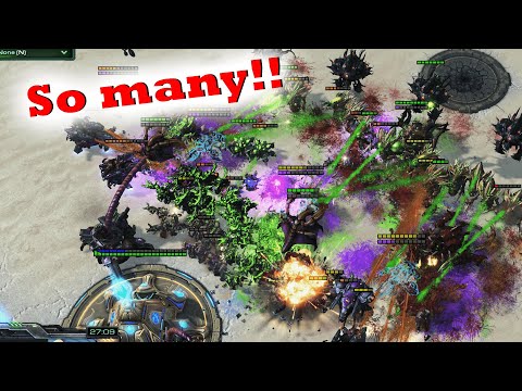 Is Mass Baneling Too Good ? Zagara in Direct Strike / Starcraft 2 arcade
