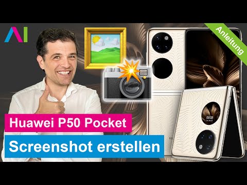 Huawei P50 Pocket (Premium Edition) - Screenshot erstellen • 📱 • 📸 • 🏞 • Anleitung | Tutorial