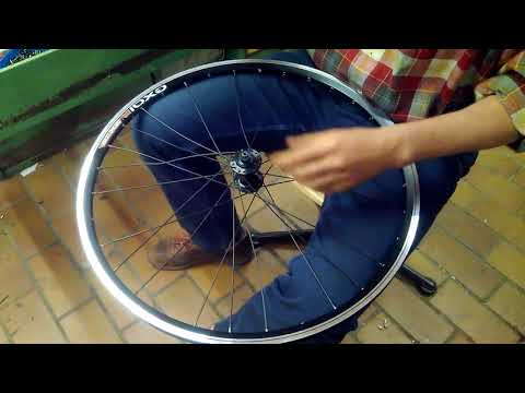 Laufrad einspeichen ( einfädeln in 10 Minuten  ) Teil 1